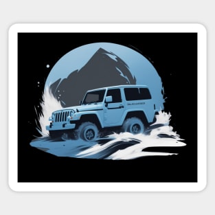 Jeep vehicle Blue Design Sticker